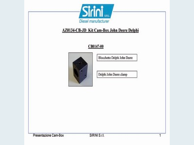 Комплект для Cam-Box John Deere Delphi