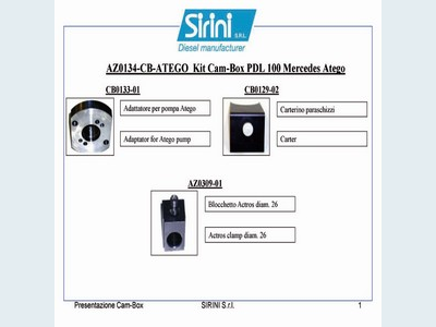 Комплект для Cam-Box PDL 100 Mercedes Atego