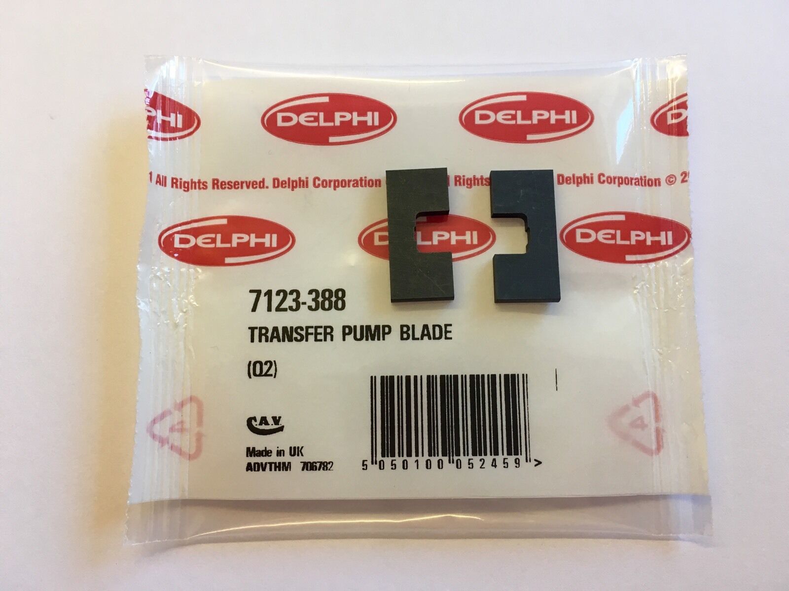 Лопатки насоса подкачки Delphi 7123-388