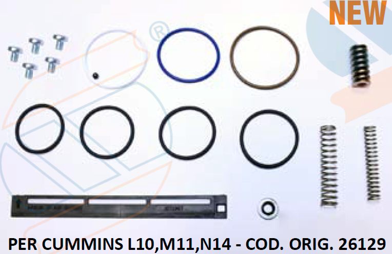 Набор уплотнений форсунки CUMMINS L10-M11-N14 (26129)